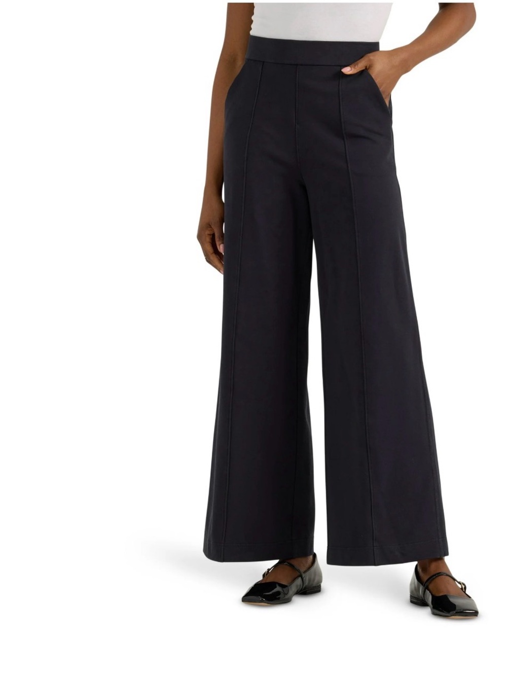 Lee Women's Lee Layers High Rise Pull On Pant black